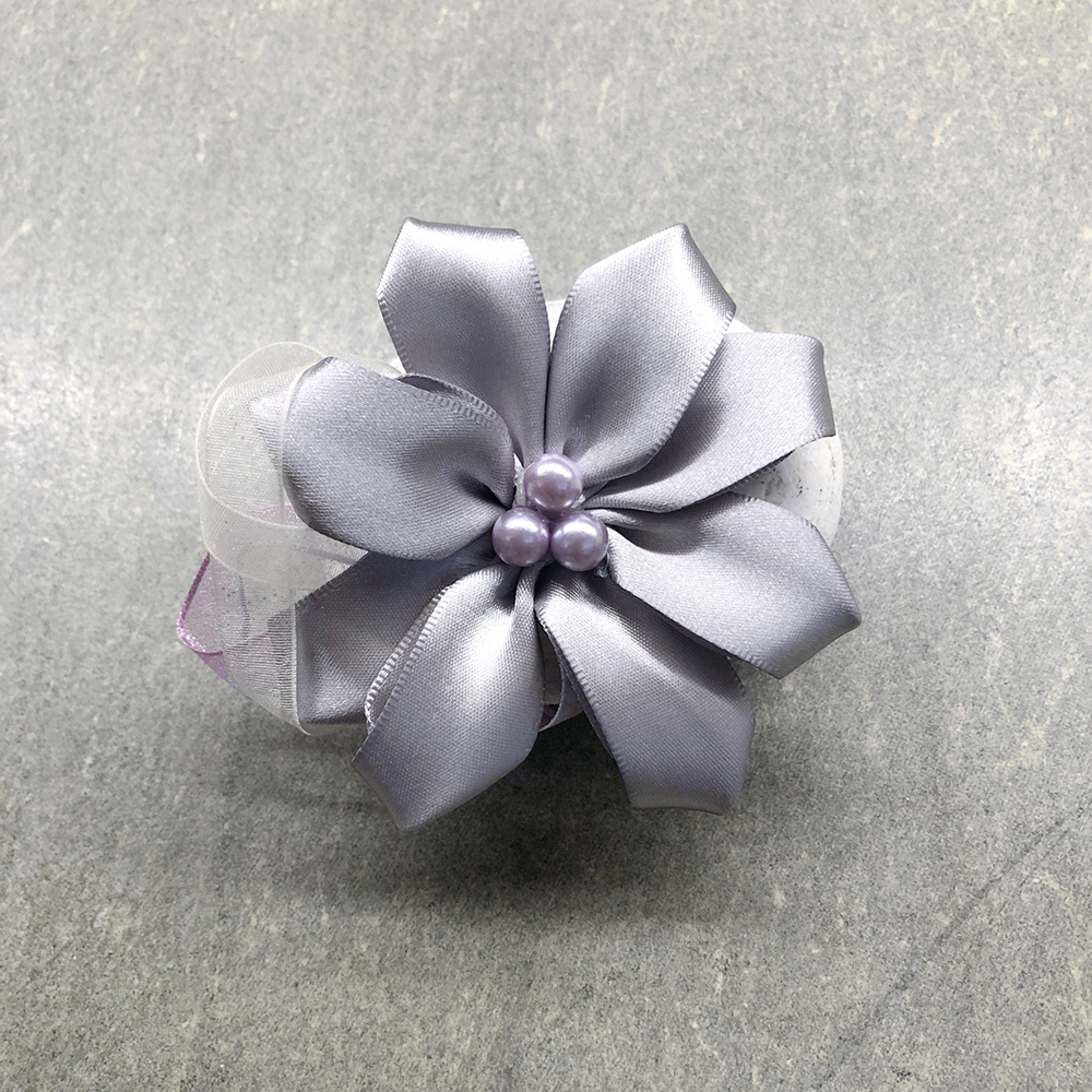 日式角花/銀光/配飾