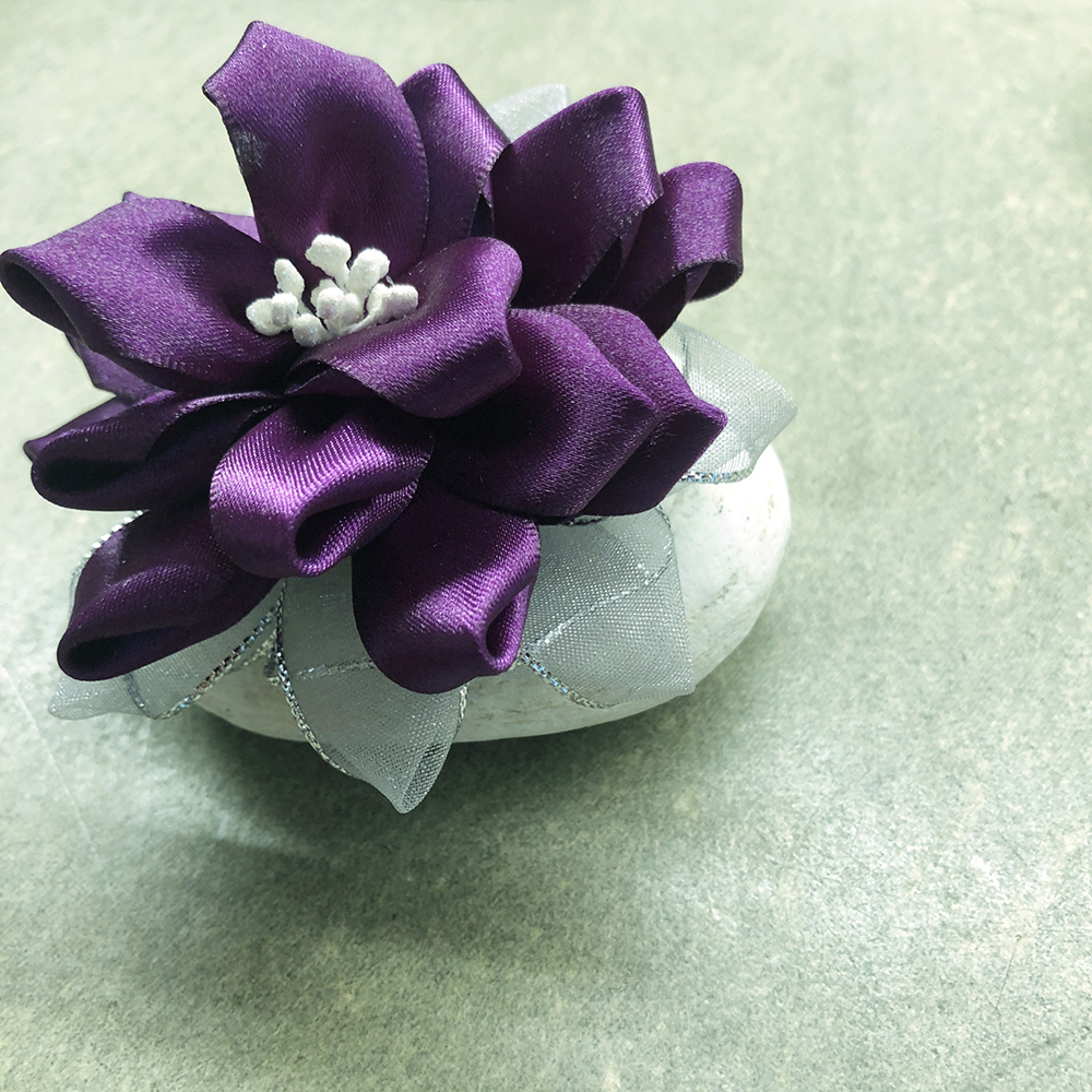 日式多層角花/紫玥/配飾