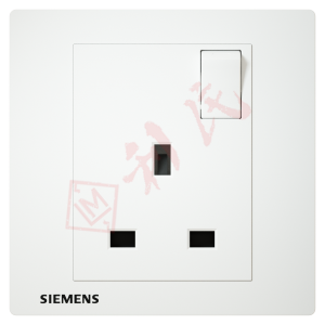 西門子 DELTA®relfa 13A 單位開關插座(白)