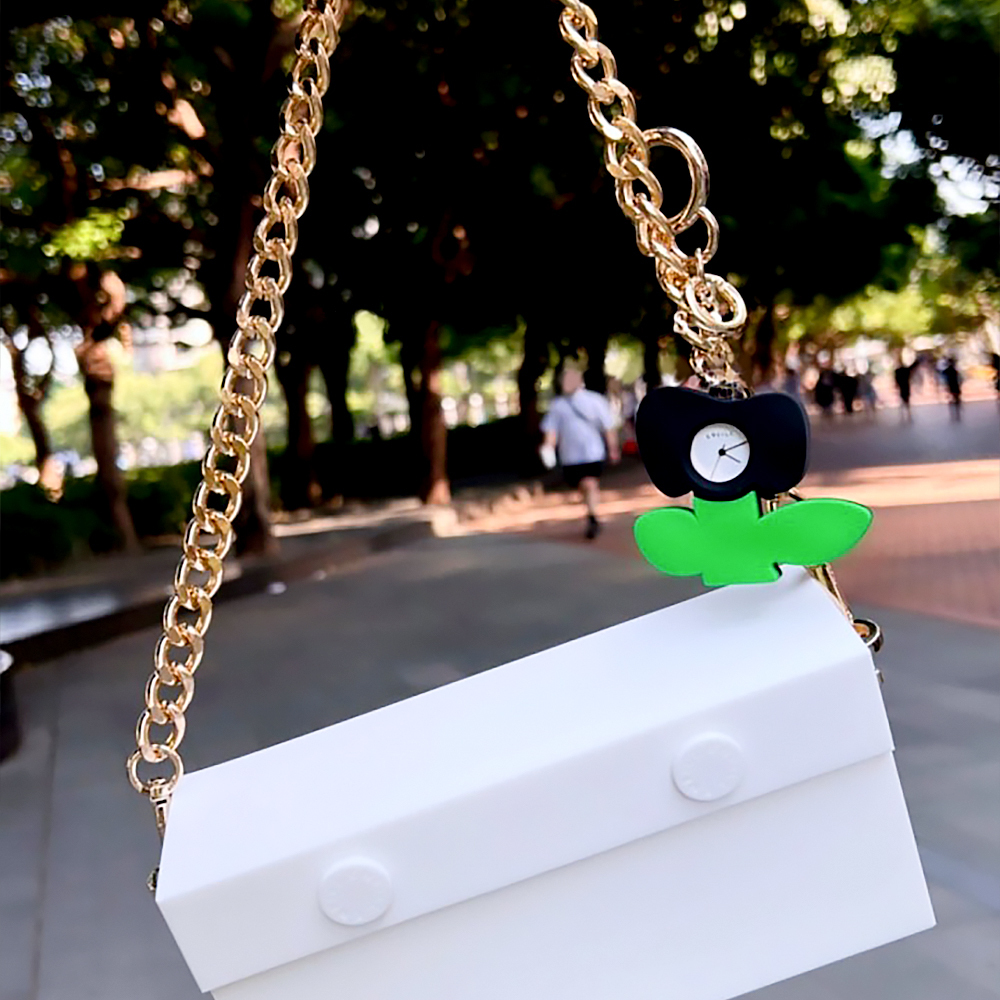 Candies Happy Charm 蝴蝶花時鐘鑰匙圈