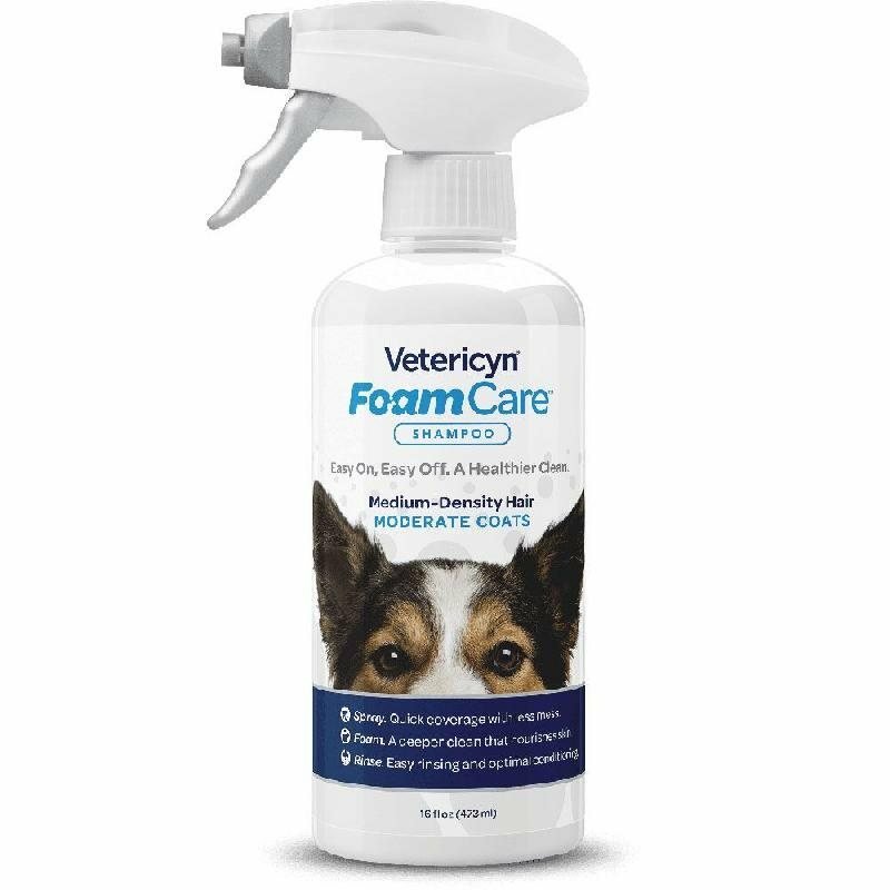 Vetericyn⎜泡泡寵物洗毛液(中毛) 473ml