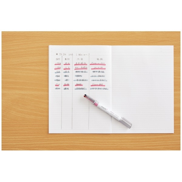 Mark+ 獨角仙螢光筆灰色系 (單支) - KOKUYO