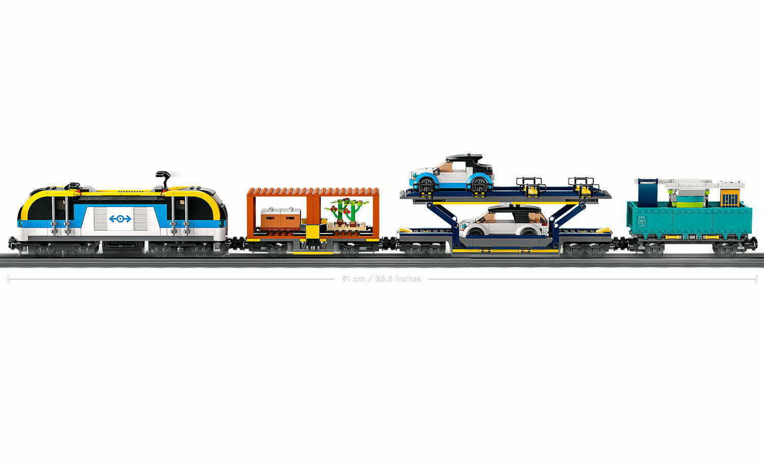 [飛米樂高積木磚賣店] LEGO 60336 City-貨物列車