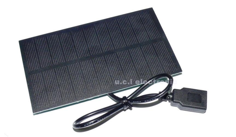 【UCI電子】(J-3) USB太陽能充電板5.5V 1.65W太陽能充電光伏板 太陽能板