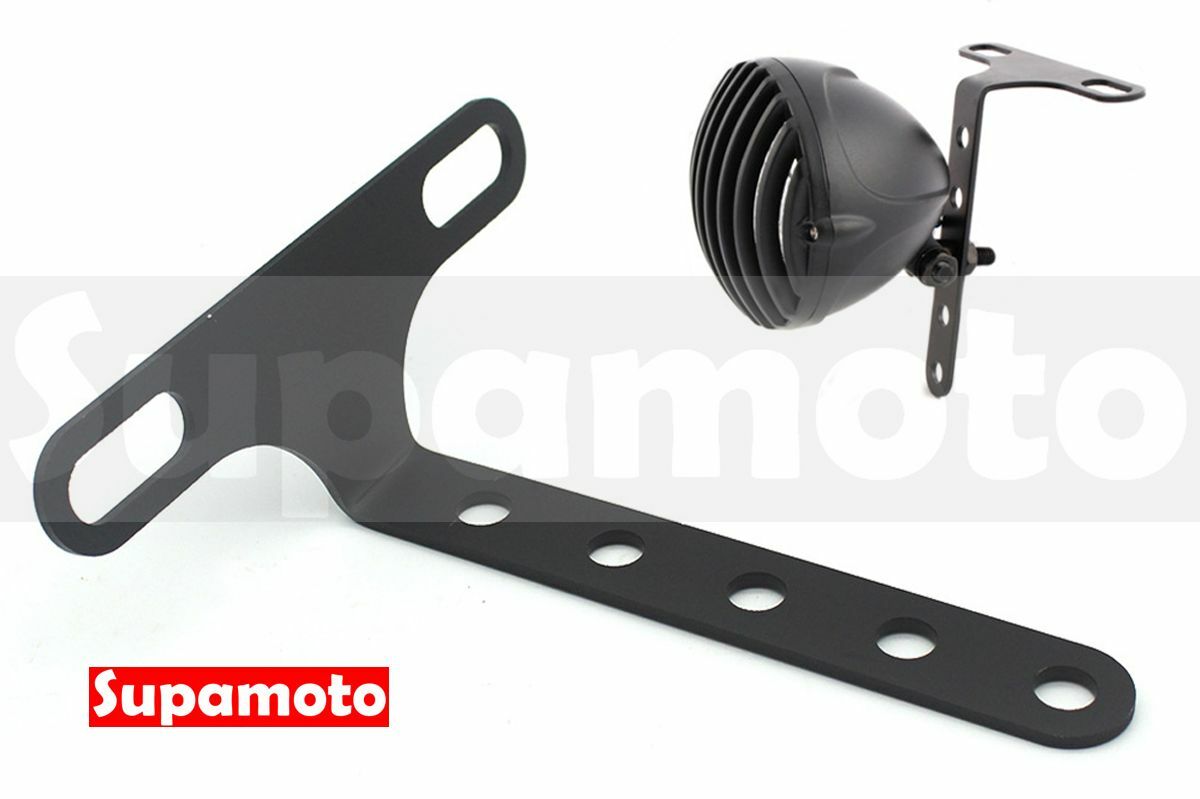 -Supamoto- 大燈 支架 三角台 復古 改裝 哈雷 大燈耳 大燈支架 改裝 通用 可調 小燈
