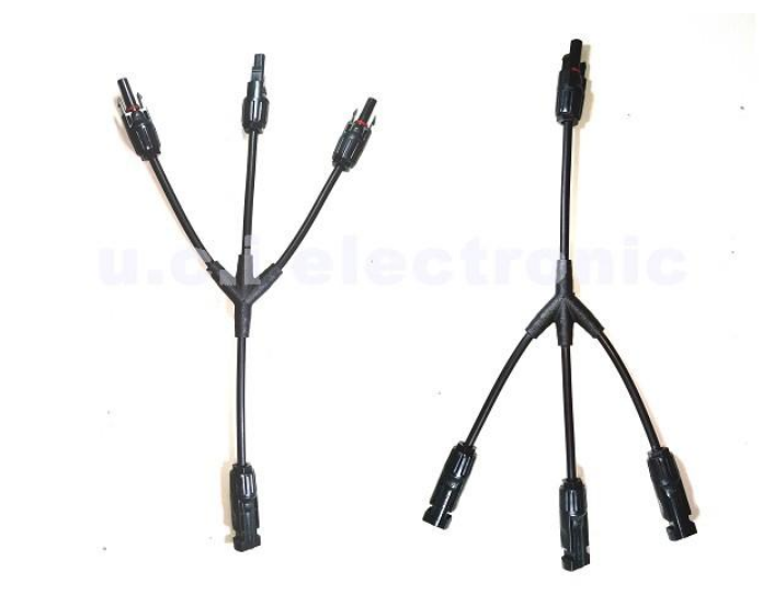 【UCI電子】(B-4)  MC4 3Y接頭 MC4並聯3分支連接器 專用MC4防水公母接頭連接器