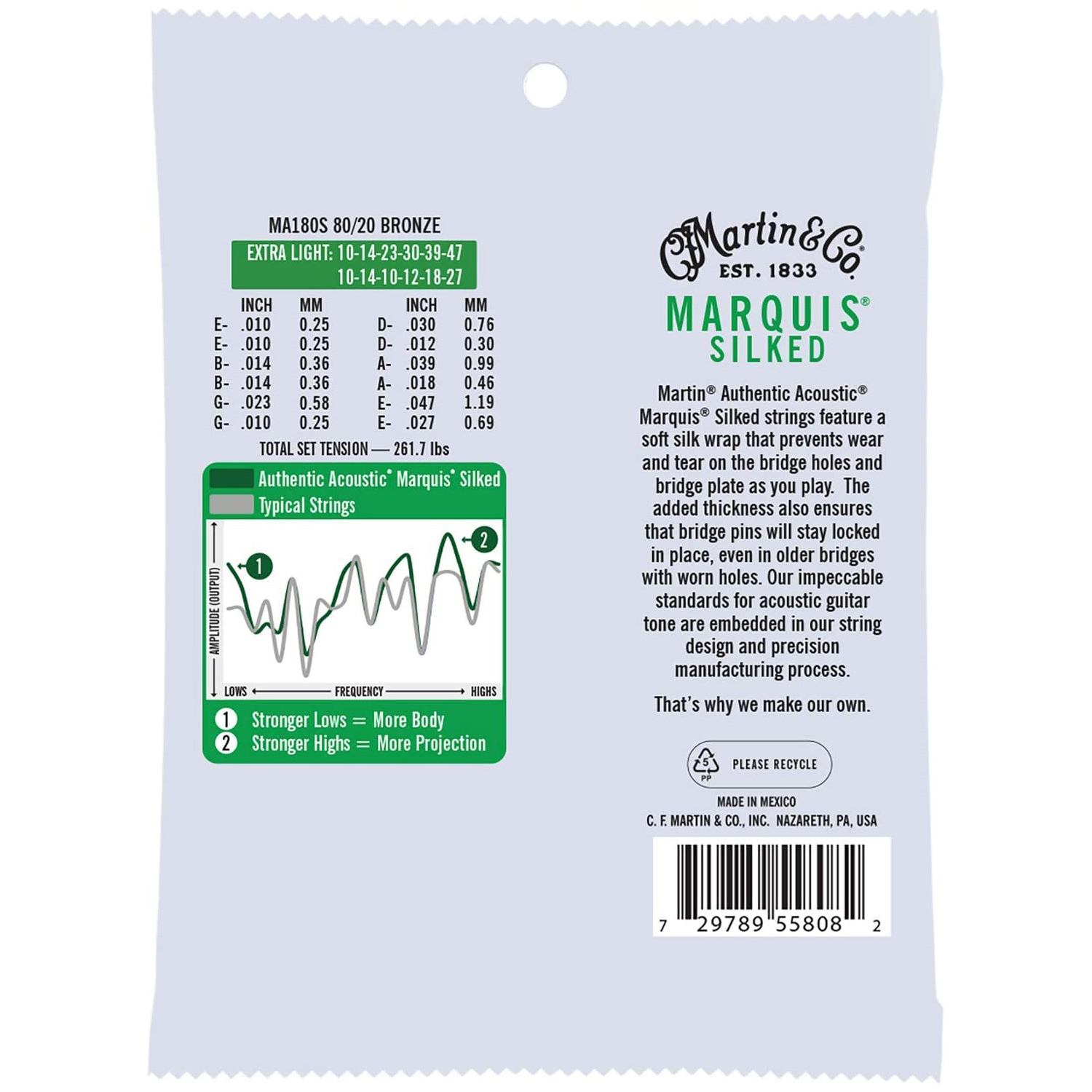 Martin MA180S 12弦吉他弦 80/20黃銅 木吉他/民謠吉他