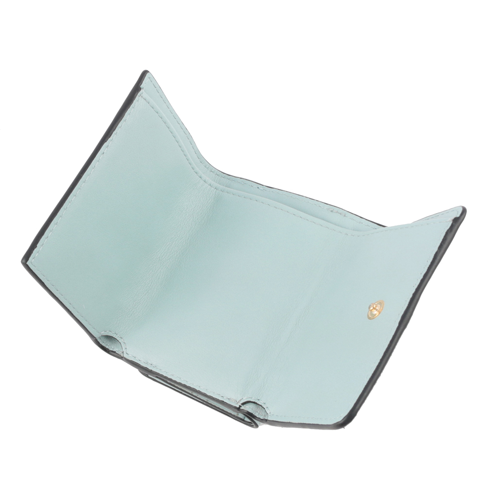 【SEE BY CHLOE】Tilda 牛皮迷你三折短夾(純藍色) CHS20AP91585941D