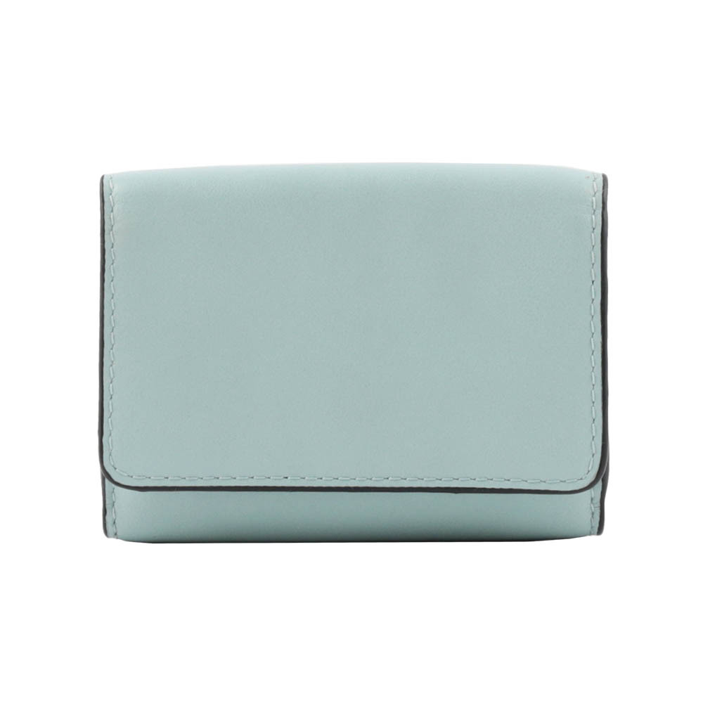 【SEE BY CHLOE】Tilda 牛皮迷你三折短夾(純藍色) CHS20AP91585941D