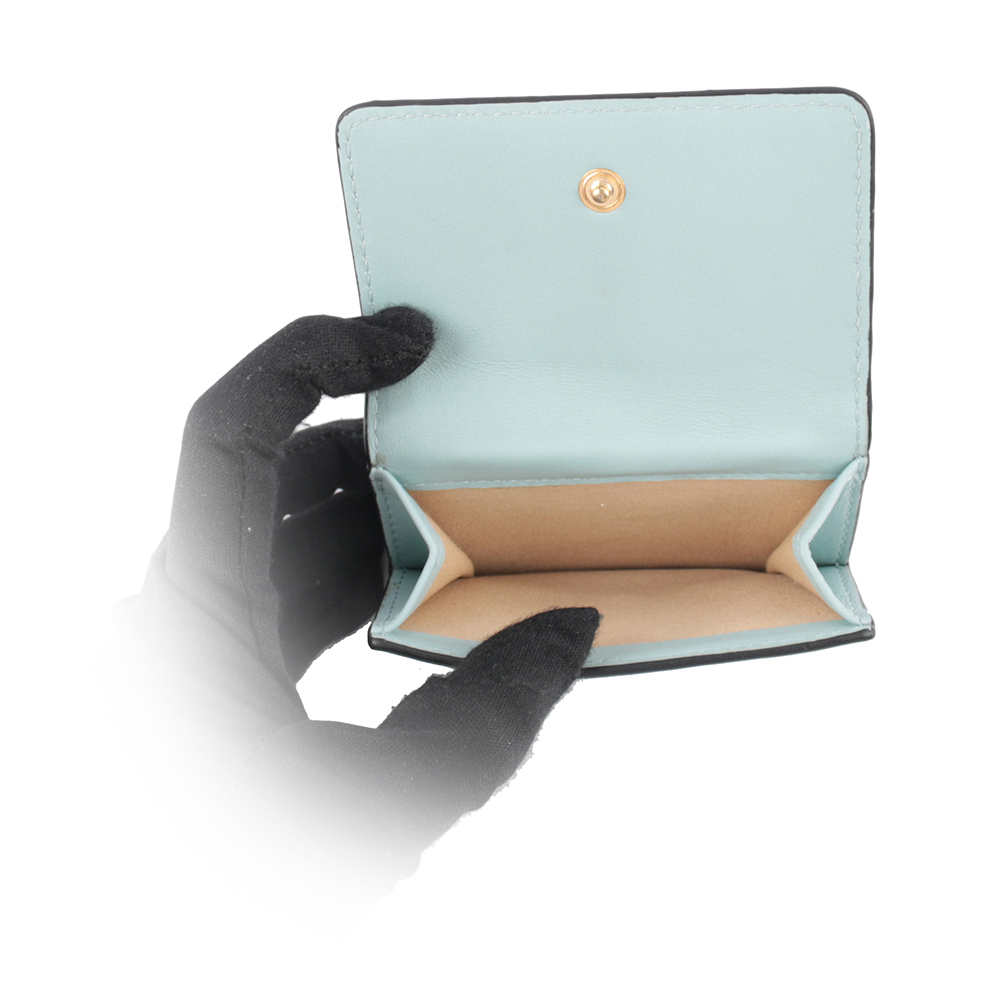 【SEE BY CHLOE】Tilda 牛皮迷你三折短夾(純藍色) CHS20AP91585941D