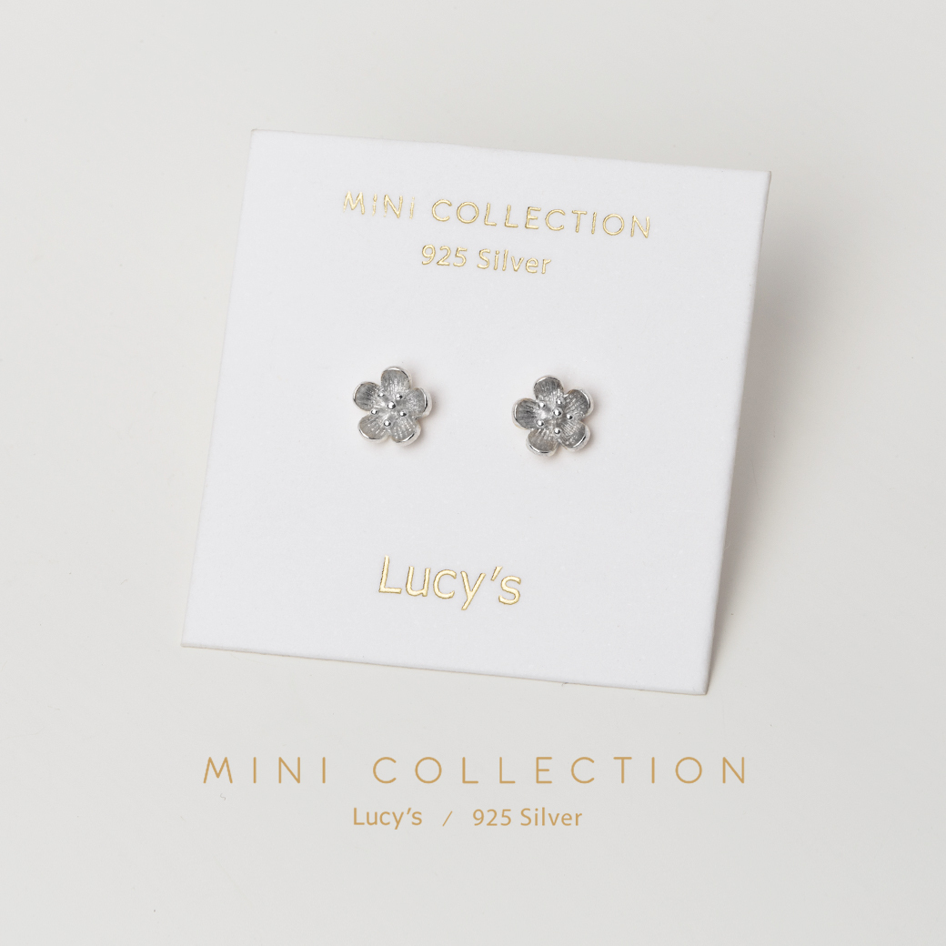 *925純銀〔輕銀系列〕綻放 耳環 (83164)