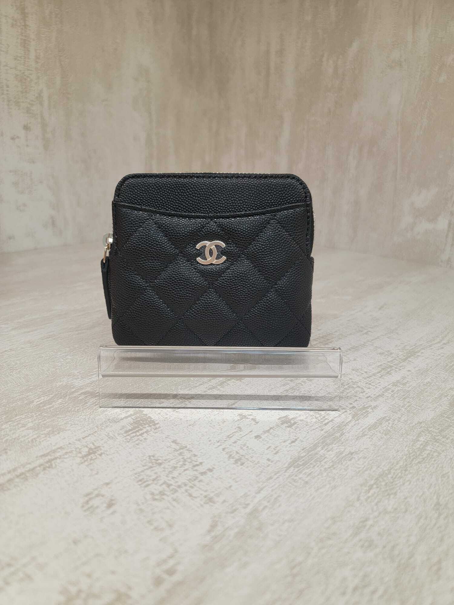 CHANEL AP2061 coins purse Caviar Gold hardware 短身拉鏈款卡包 牛皮 金扣