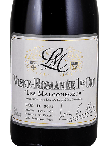 Lucien Le Moine Vosne Romanee 1er Cru Les Malconsorts 2022