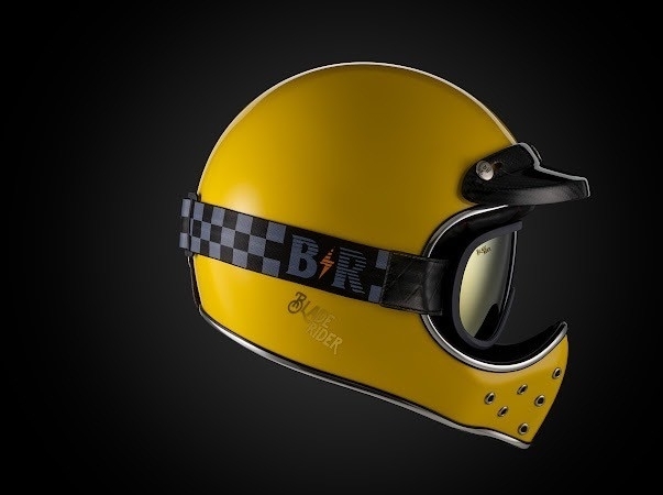 BLADE RIDER PIONEER GOGGLES 黑灰格子 賽車格 復古 個性 風鏡