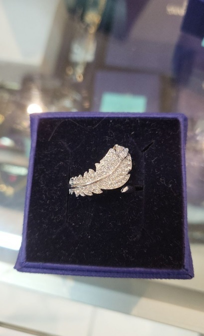 [S] SWAROVSKI EARRINGS SIMPLE CZWH/CRY/RHS, 768549407116 (SSW33)