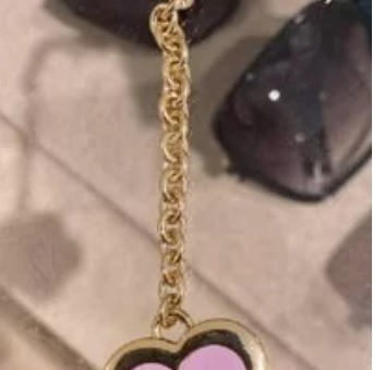 [S] FURLA MEDIUM FLOWER BAG CHARM,LIGHT PURPLE, 8050560606428 (SF75)
