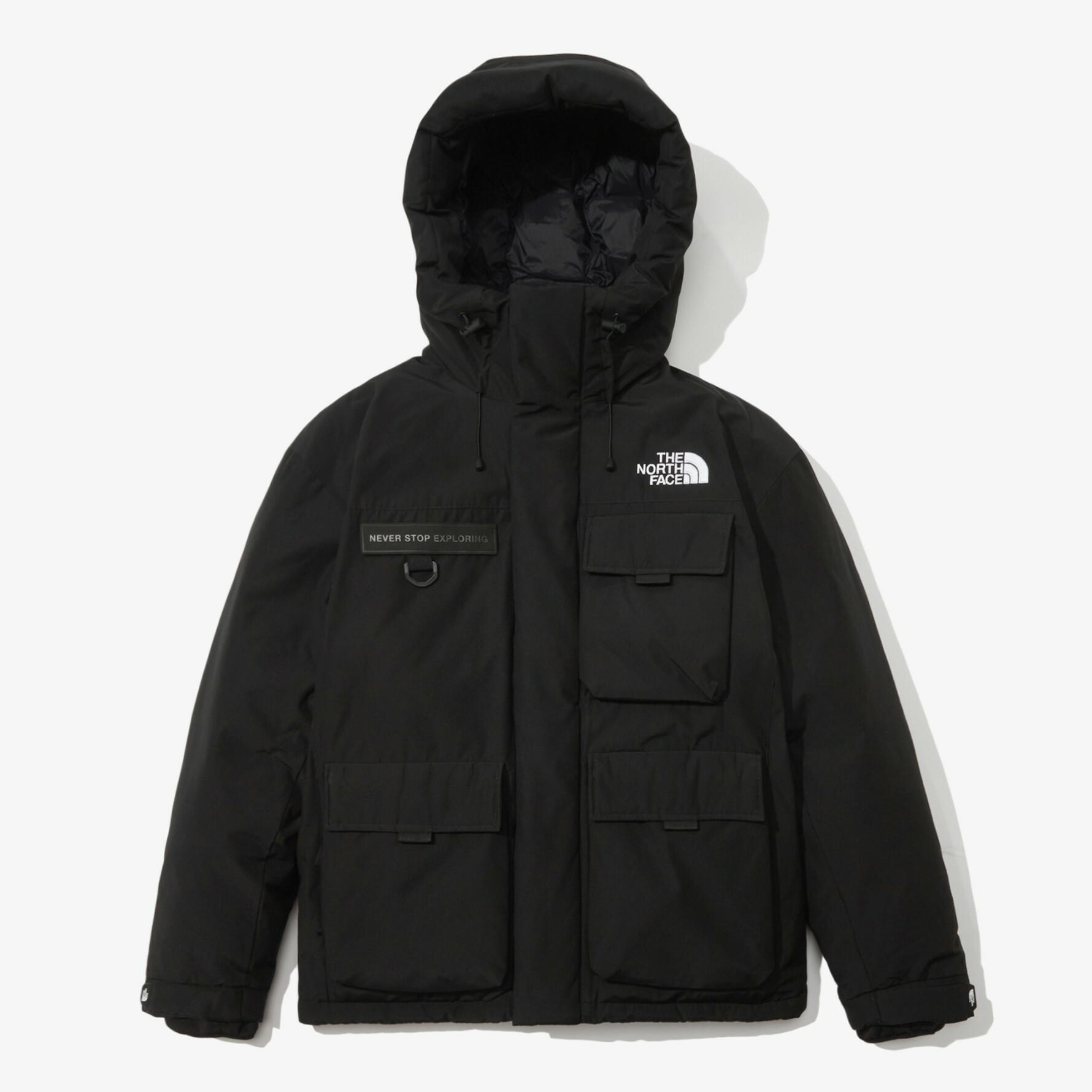 THE NORTH FACE POLAR AIR DOWN 連帽外套 夾克 黑 NJ1DN66A