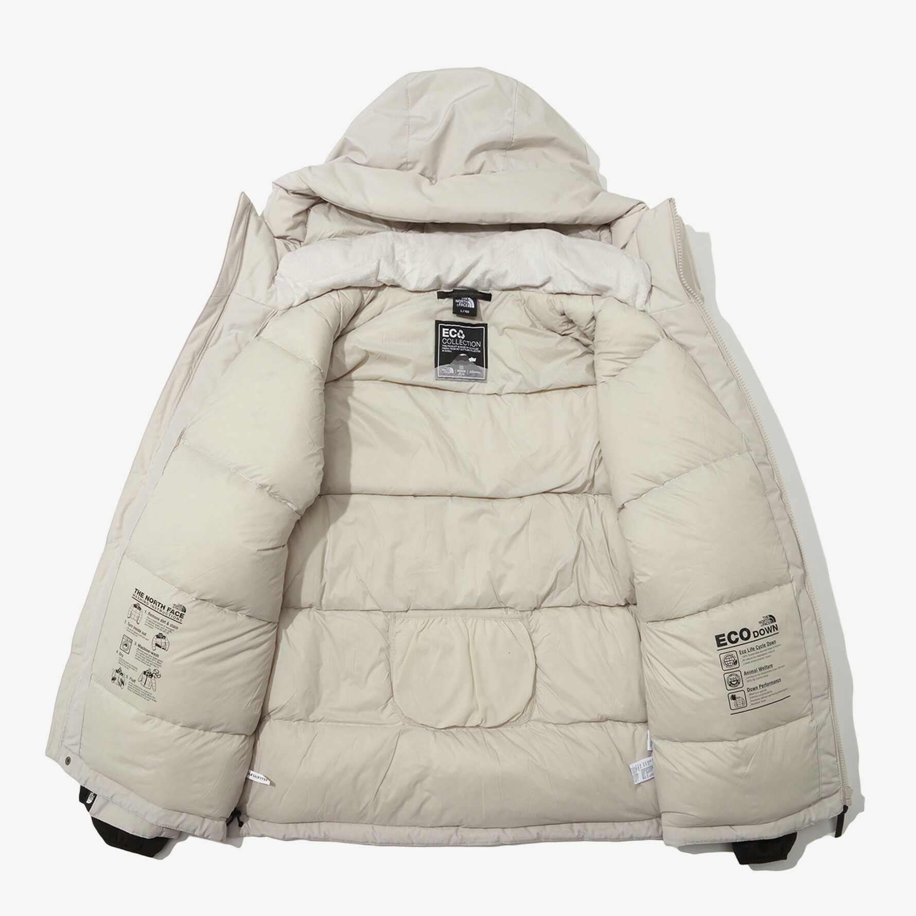 THE NORTH FACE POLAR AIR DOWN 連帽外套 夾克 白 NJ1DN66B