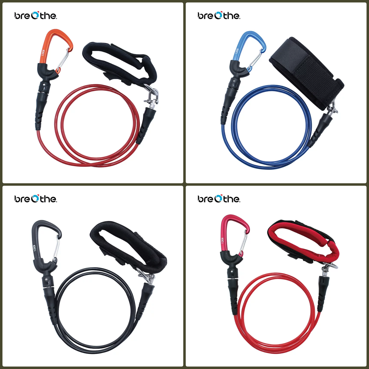 水呼吸breathe 安全繩Lanyard 舒適泡棉腕帶
