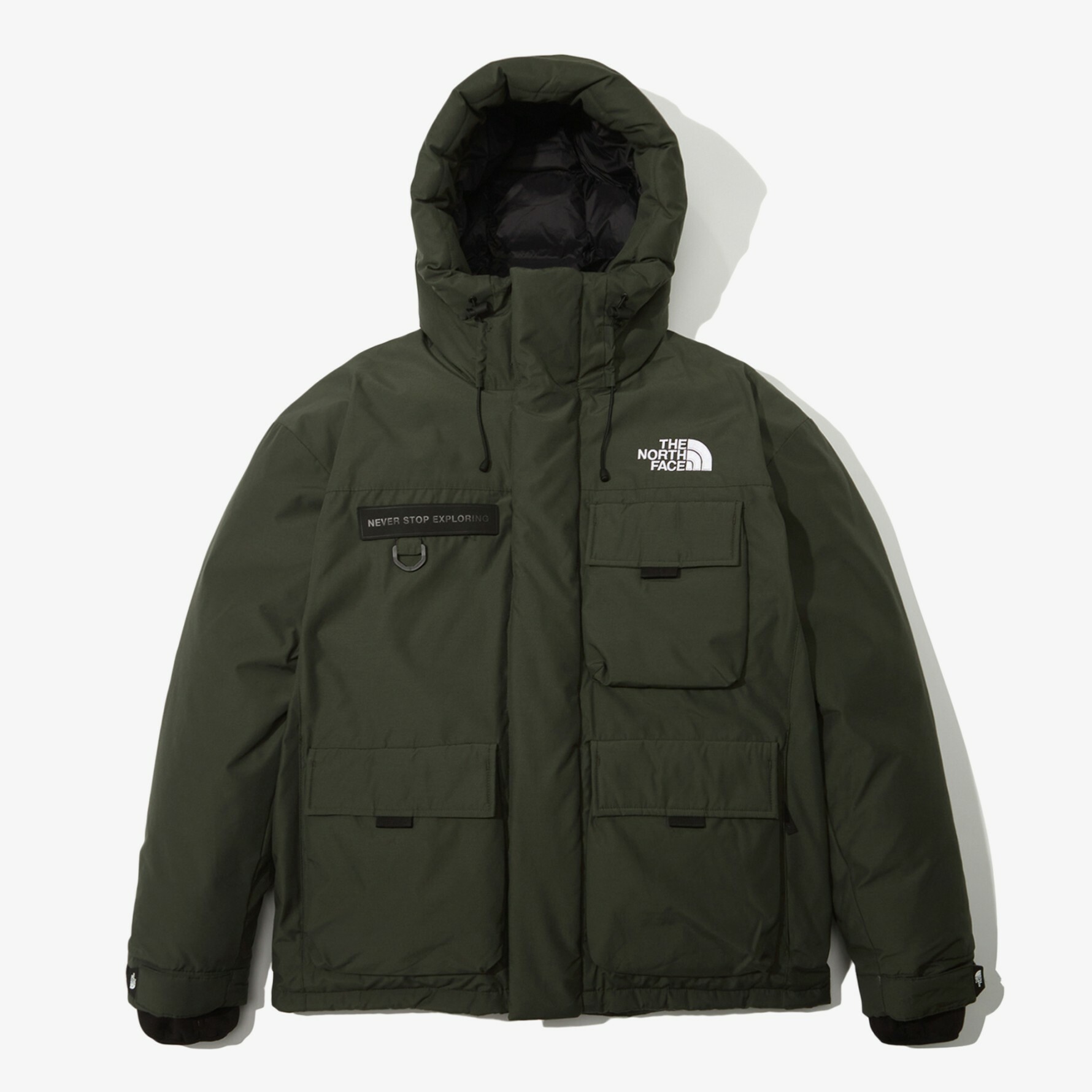 THE NORTH FACE POLAR AIR DOWN 連帽外套 夾克 軍綠 NJ1DN66C
