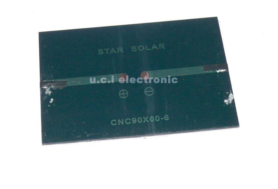 【UCI電子】(J-3) 6V0.6W 100mA 多晶太陽能發電板電池板 太陽能滴膠小板