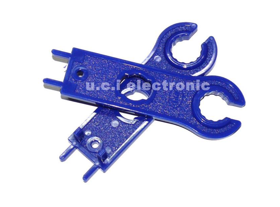 【UCI電子】(B-4) MC4連接器扳手 光伏電纜連接器接頭扳手 電池板連接器拆裝小扳手 一對(2PCS)