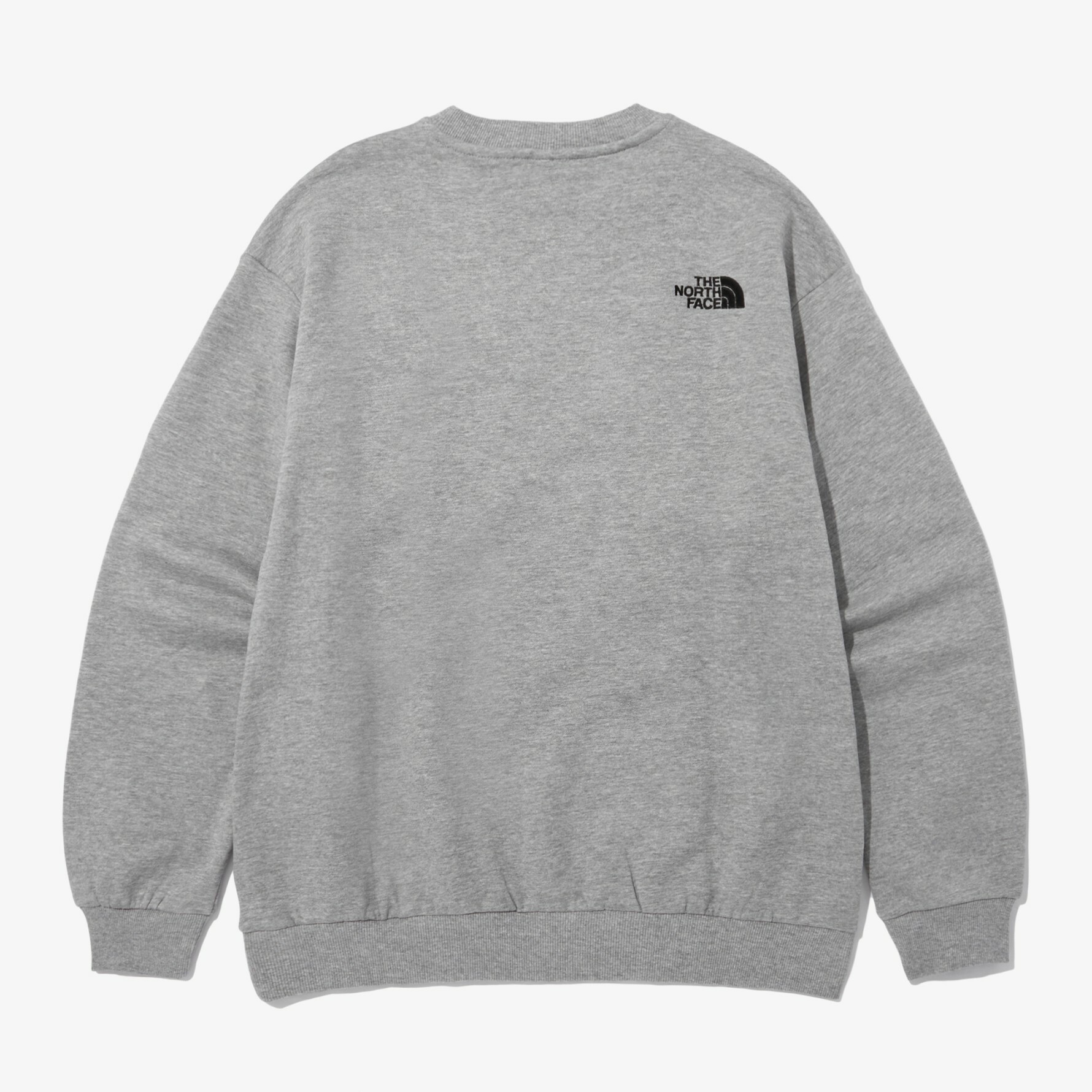 THE NORTH FACE COTTON BASIC 刺繡LOGO 棉 衛衣 大學T 深灰 NM5MN90C