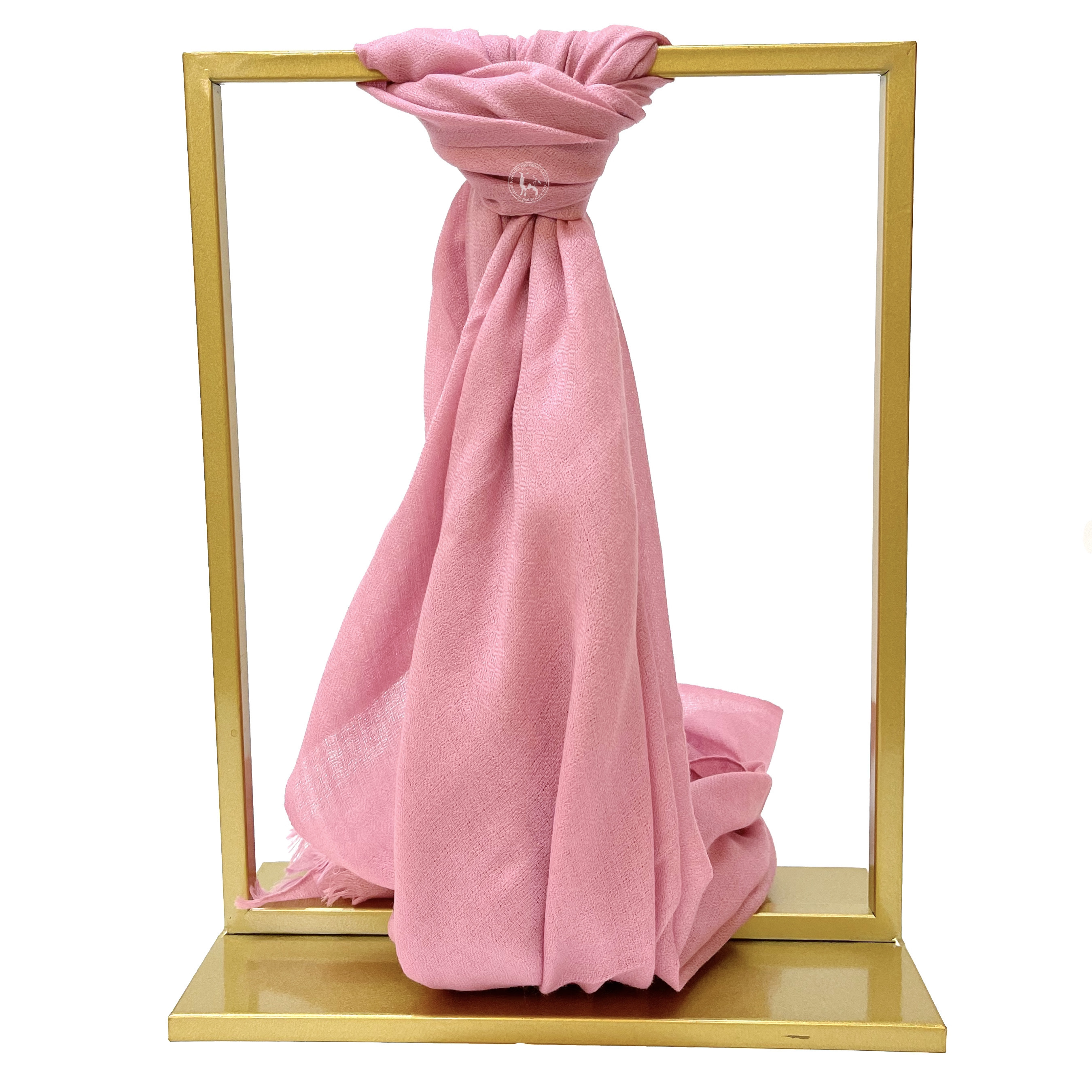 純色喀什米爾山羊絨圍巾