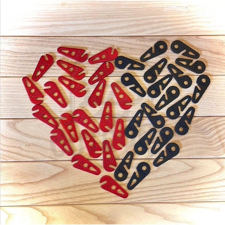 ATAN 調節片 黑 紅 營繩 快扣調節片 風繩扣 營繩扣 調節扣 止滑扣 戶外 露營 帳篷 搭配營繩