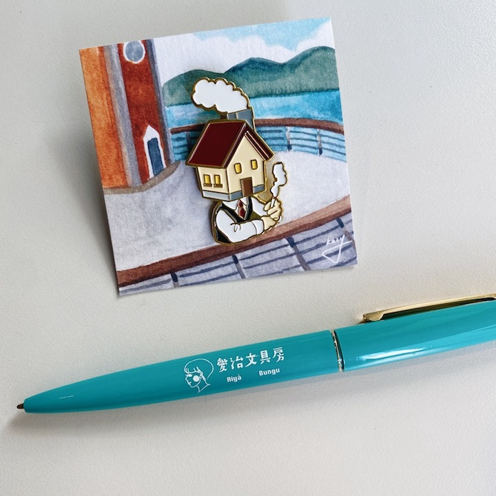 小屋 金屬別針/胸章｜kazy chan