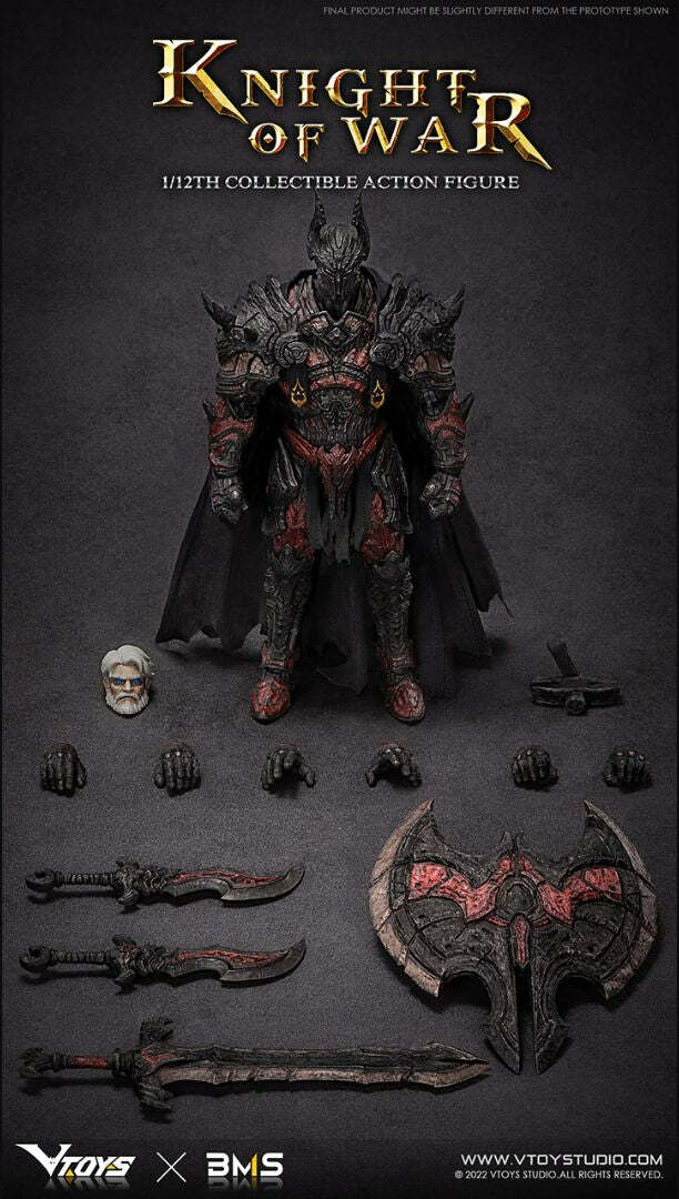 VTOYS X BMS Knight Of War 1 12 Action Figure