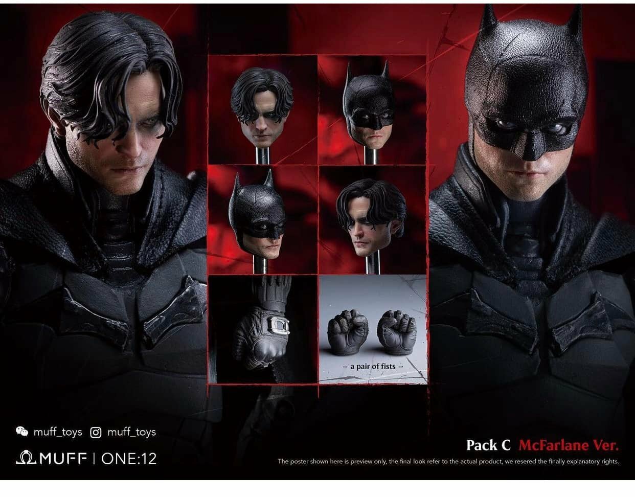 Batman Accessories Pack A | Muff Toys | Bombusbee