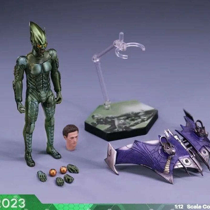 (In Stock)PWTOYS 1/12 Green Monster with Glider Action Figure Deluxe Ver. (PW2023)