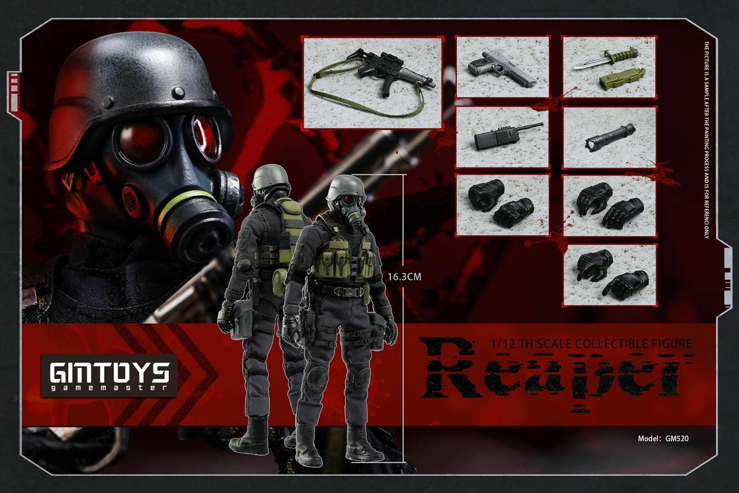 Gmtoys 1/12 Hunk Action Figure GM520 (Re-issue)