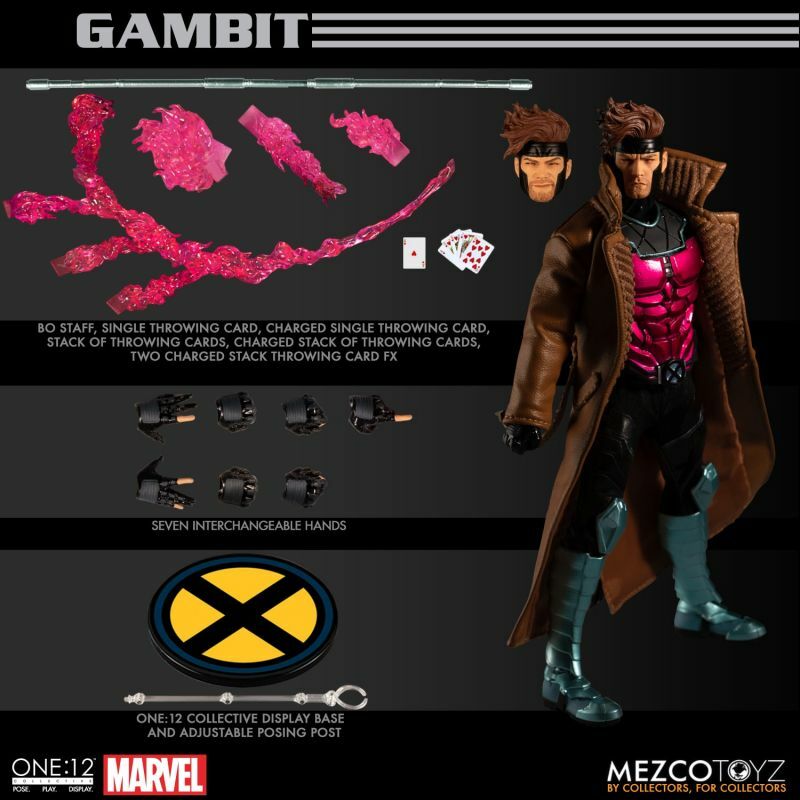Mezco ONE:12 Gambit (Sealed)