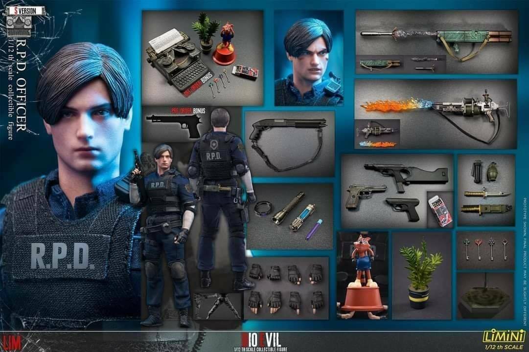 LIMTOYS 1/12 R.P.D 警察官　OFFICER フィギュア　RE2 LIMTOYS 1/12 Police Officer Leon S Version Action Figur