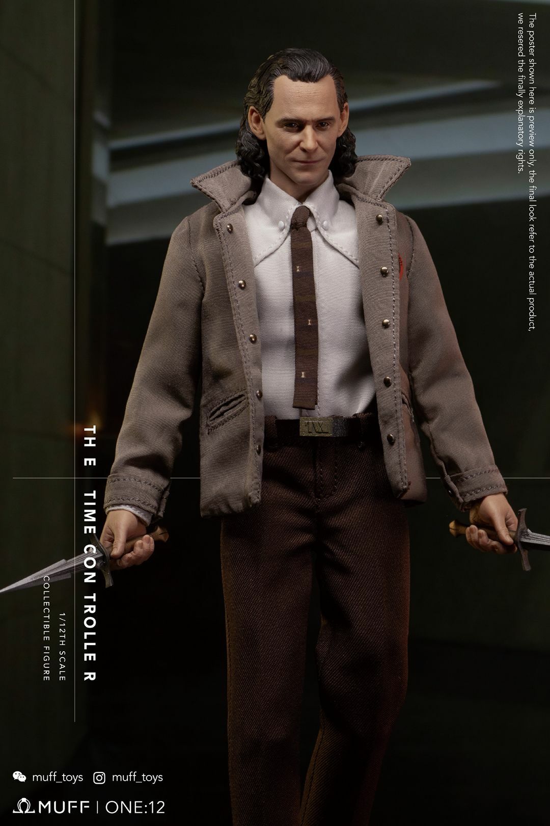 MUFFTOYS MF02 TVA 時間変異取締局 ロキ1/12 Loki TVA Invited Review] MUFF toys LOKI the God of intrigue [TVA