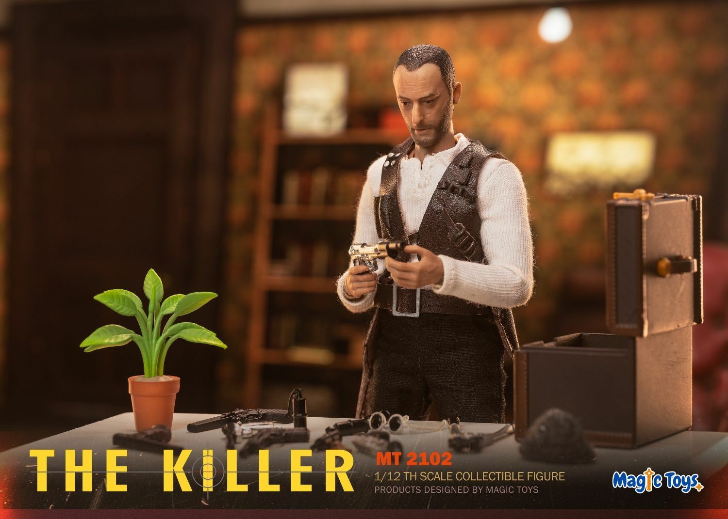 In-Stock)Magic Toys 1/12 The Killer Leon Action Figure