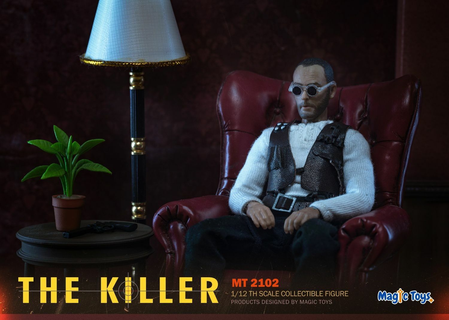 In-Stock)Magic Toys 1/12 The Killer Leon Action Figure