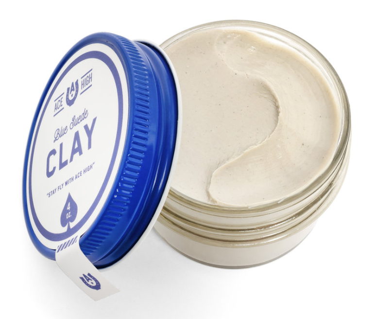 美國 ACE HIGH  BLUE SUEDE CLAY |  天然水性髮泥 4oz