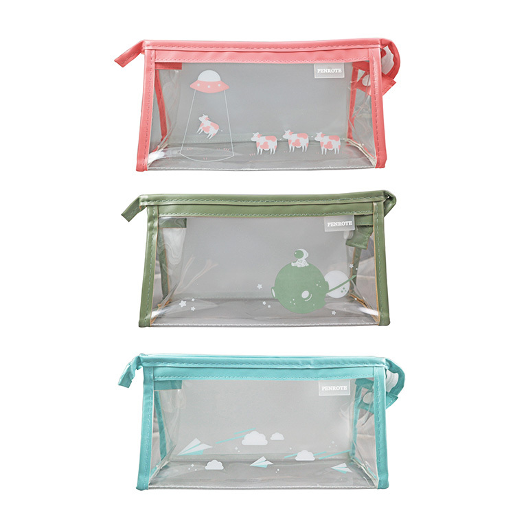 【PENROTE筆樂】萬用透明筆袋