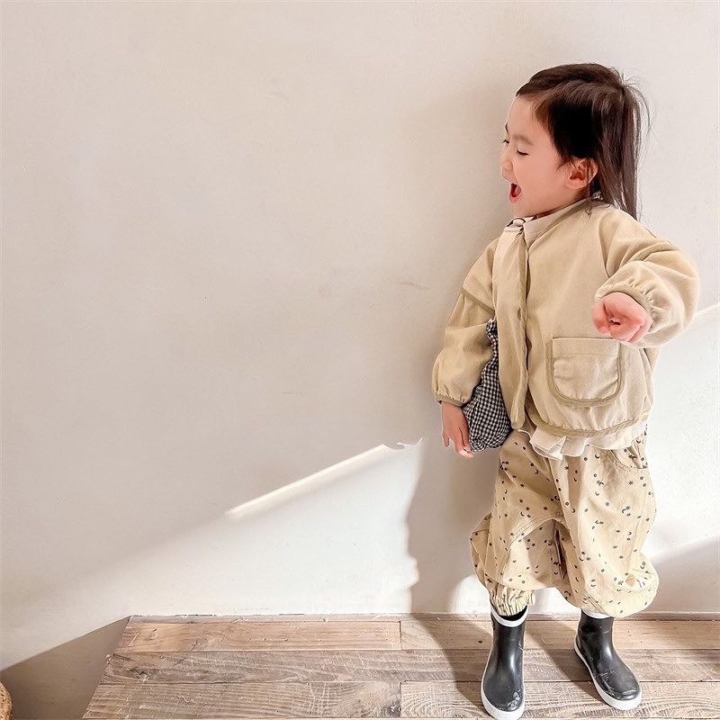 美式街頭感水洗棉外套