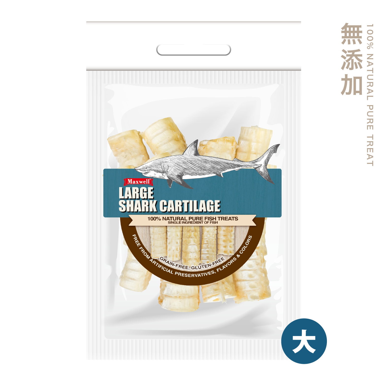 Maxwell⎜無添加(大型) 鯊魚軟骨350g (MXA-3609)