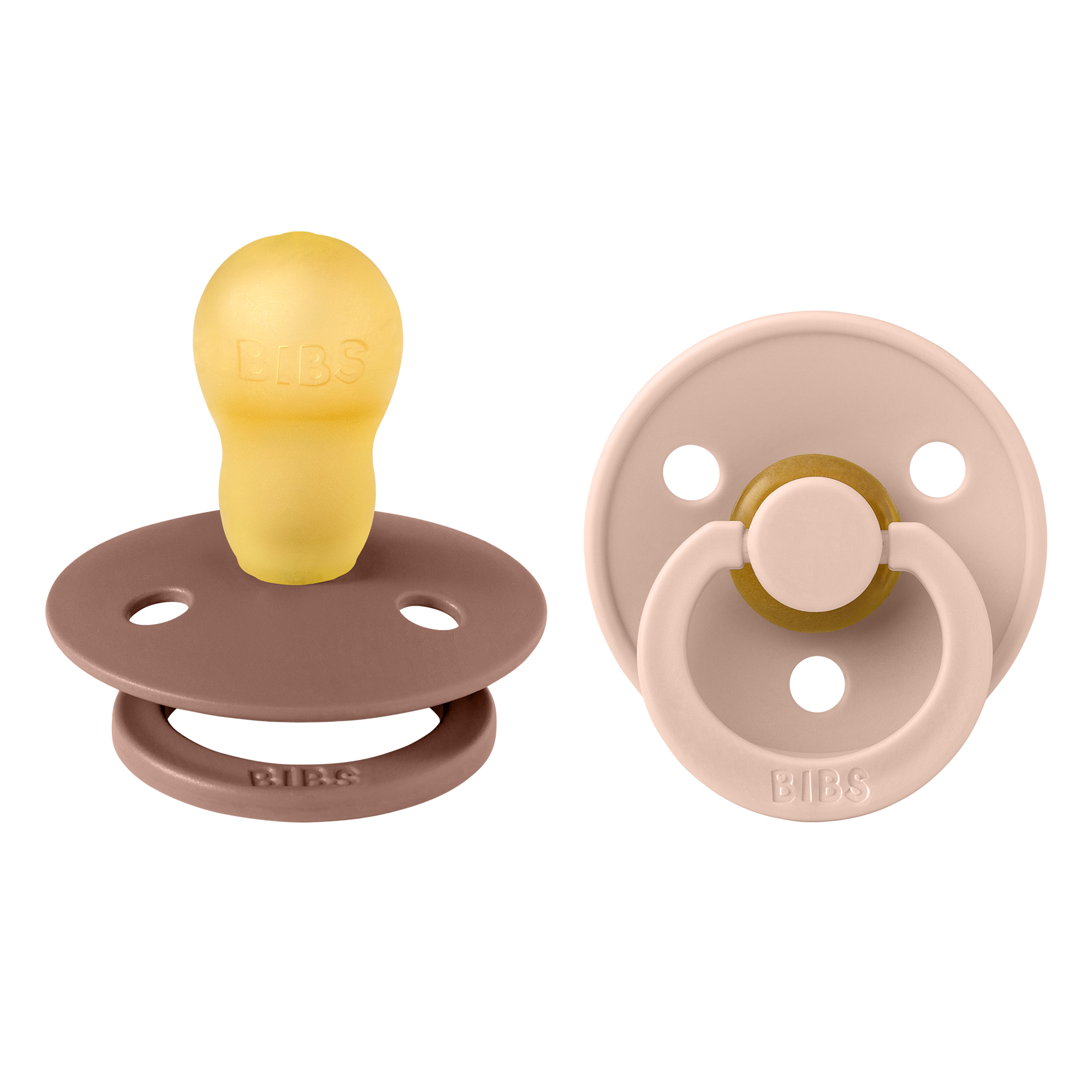 深棗紅&粉紅色奶嘴（2號）