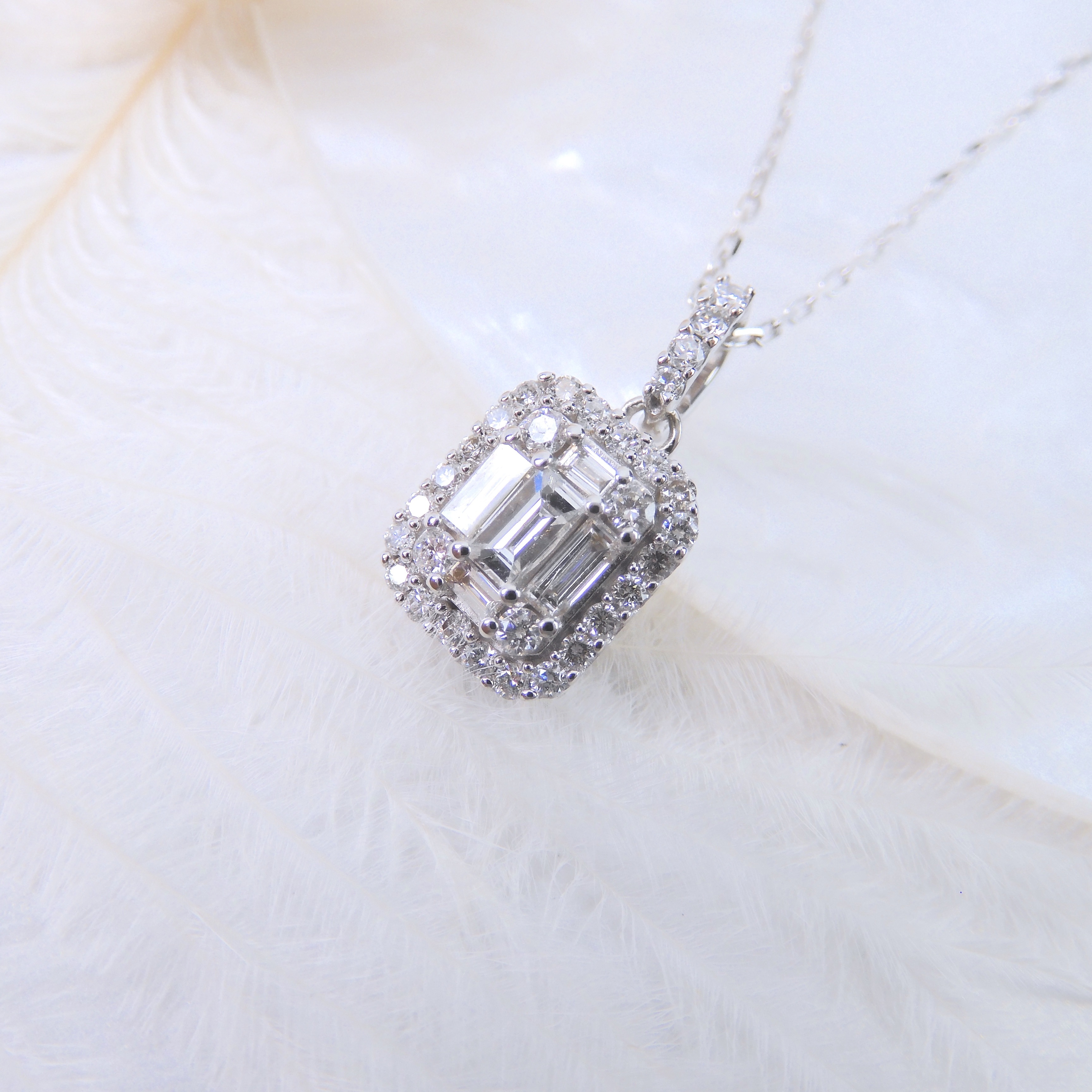 18K金 0.52ct 鑽石項鏈