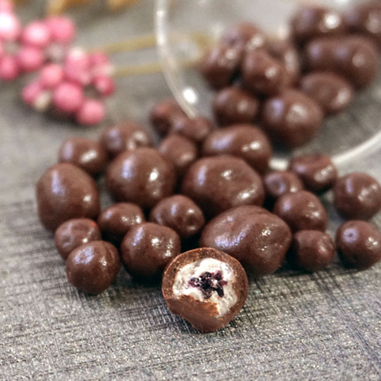 藍莓黑巧克力球