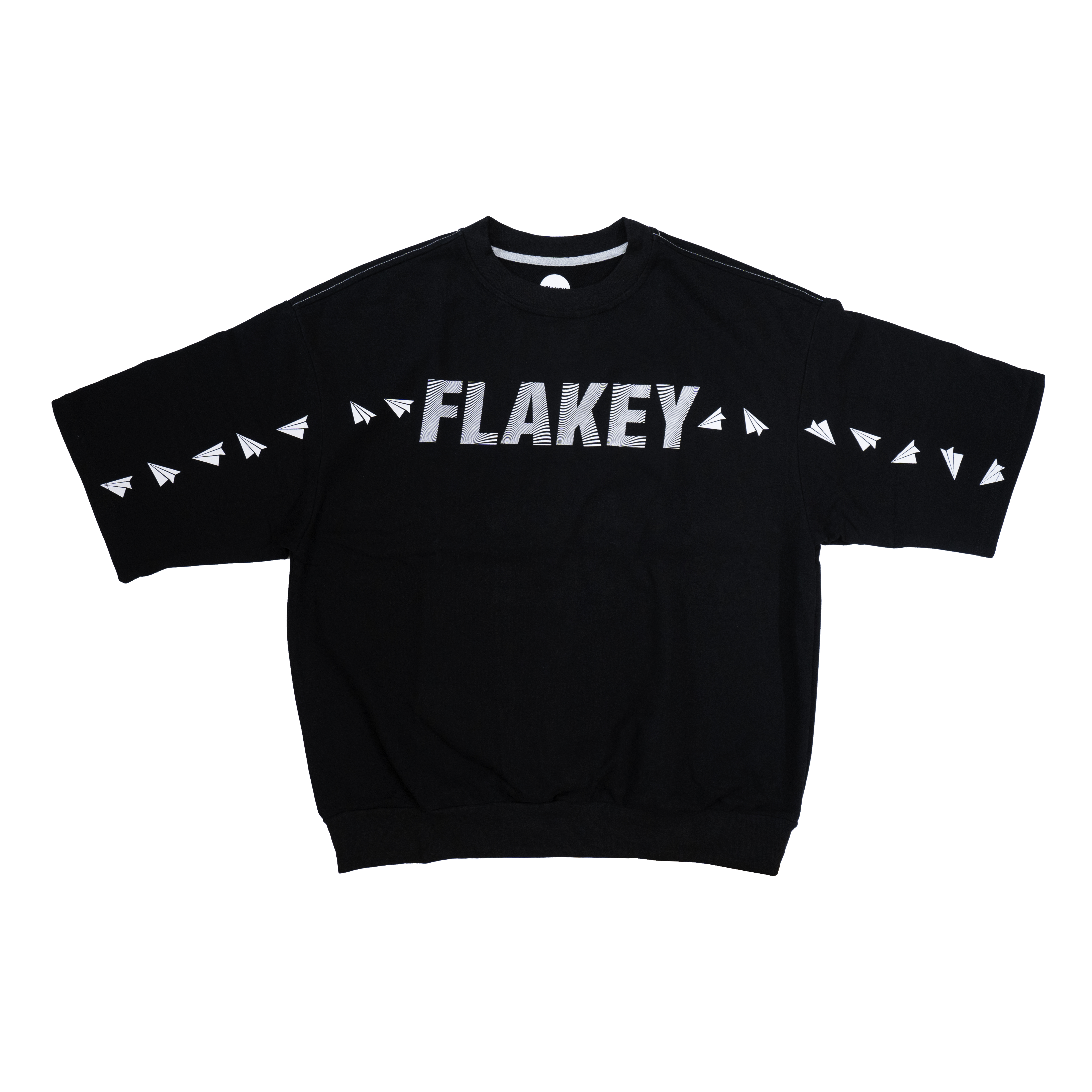 FLAKE ON YOU Tee ( 黑 : 寬鬆束腳剪裁 )