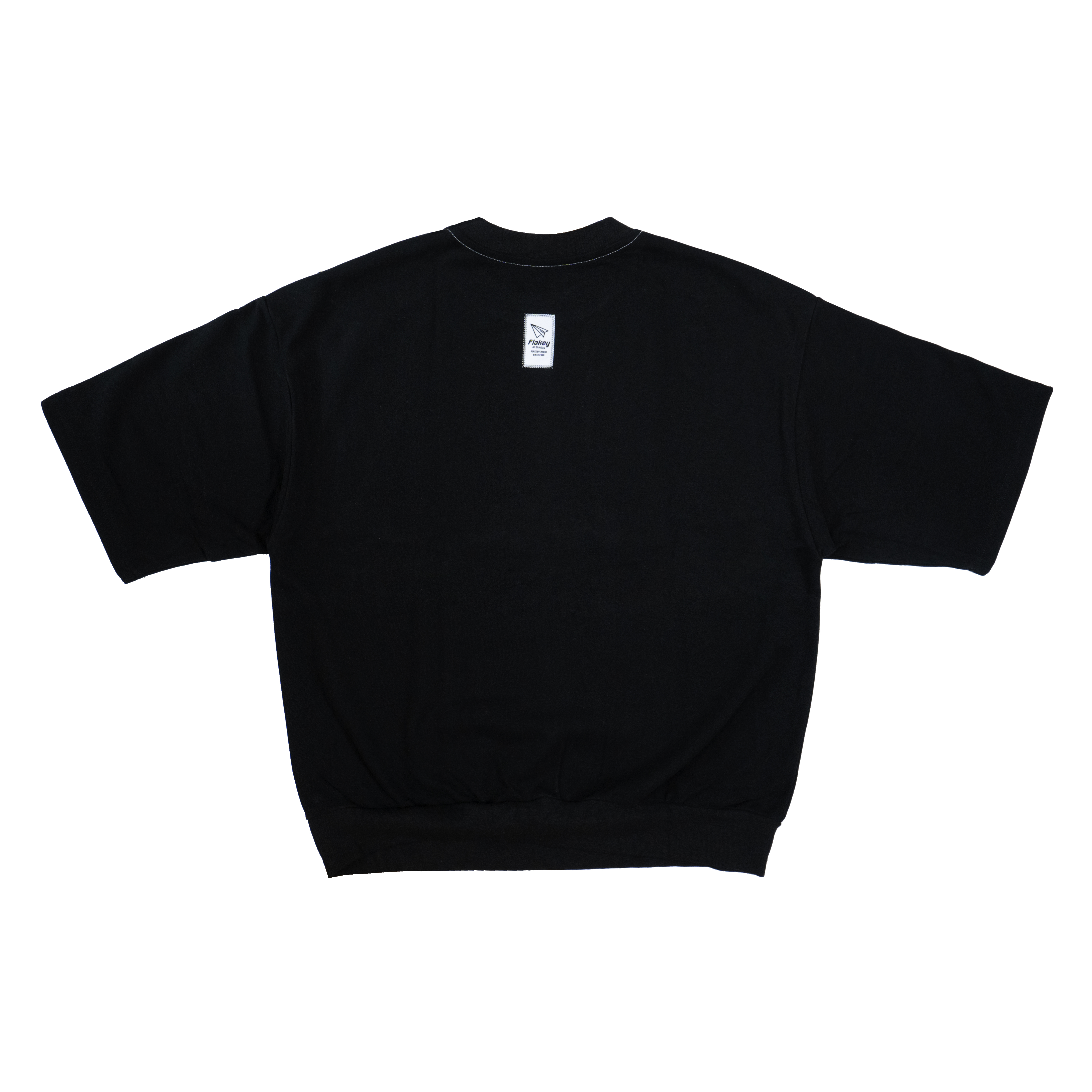 FLAKE ON YOU Tee ( 黑 : 寬鬆束腳剪裁 )