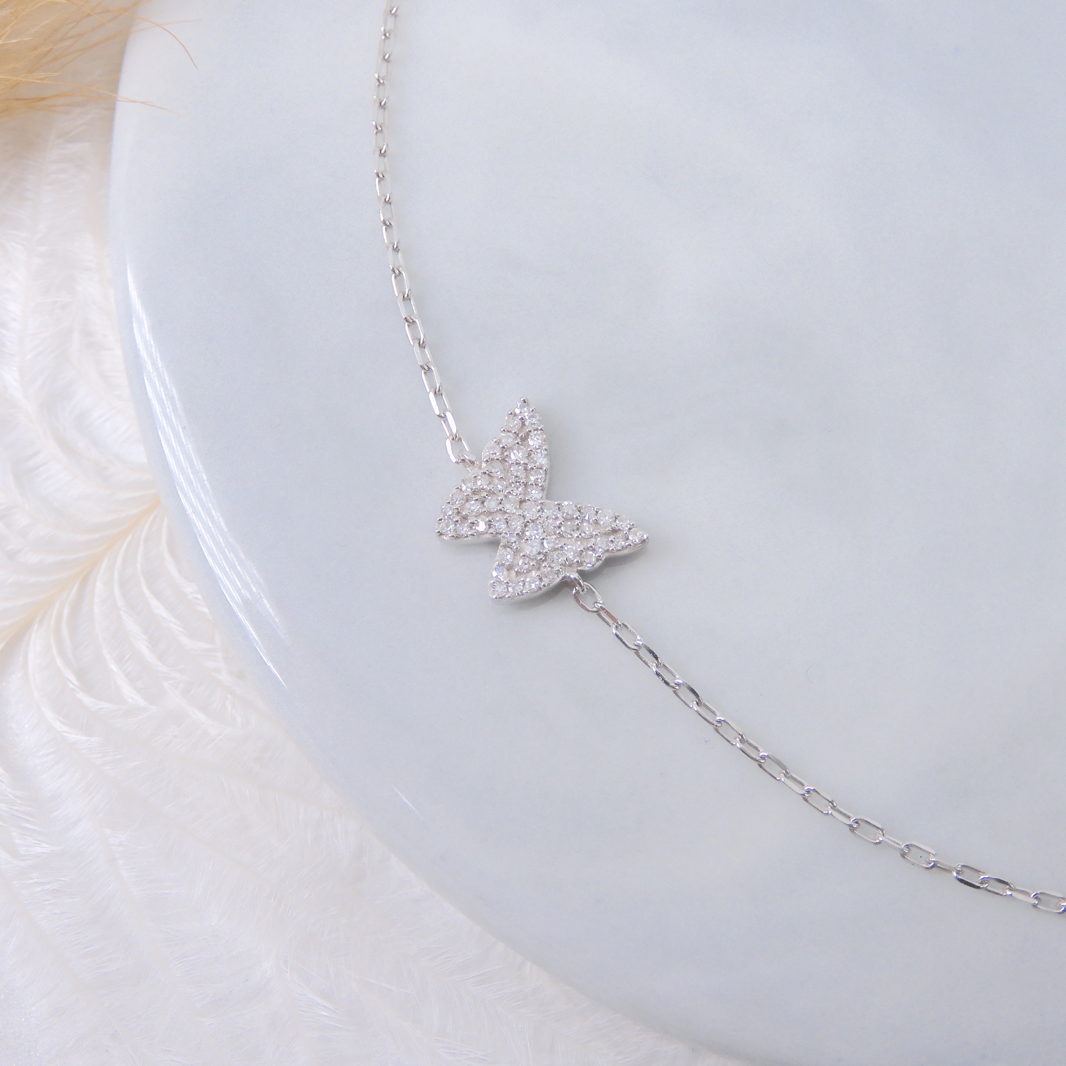 18K金 0.11ct 鑽石手鏈