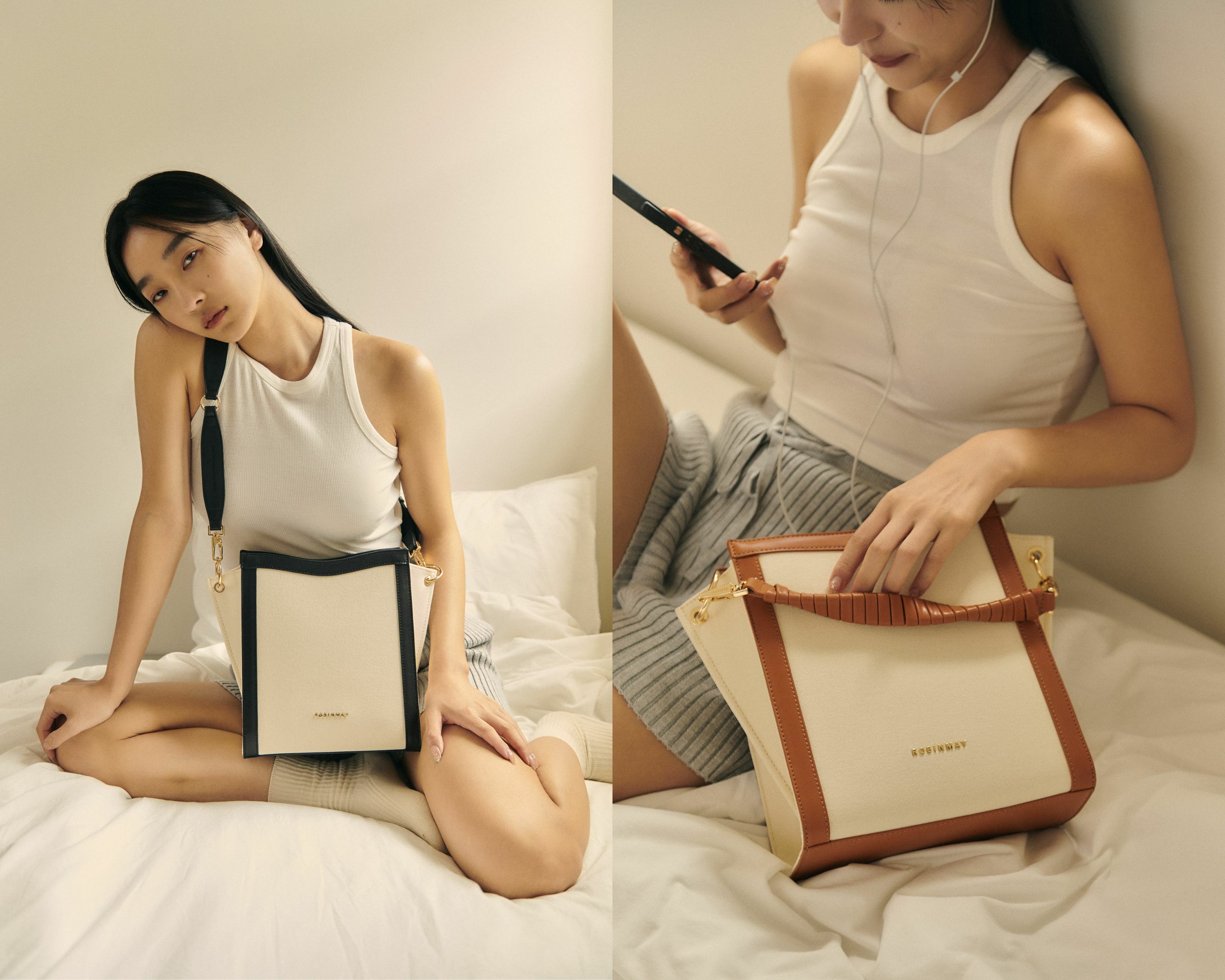 背法採用手提及斜背的兩種形式